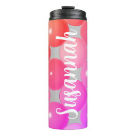 Garrafa Térmica Caneca Personalizada Rosa Vibrante Presente para E