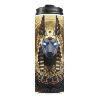 Garrafa Térmica Caneca Térmica Anubis Chacal | Deus do Antigo Egit