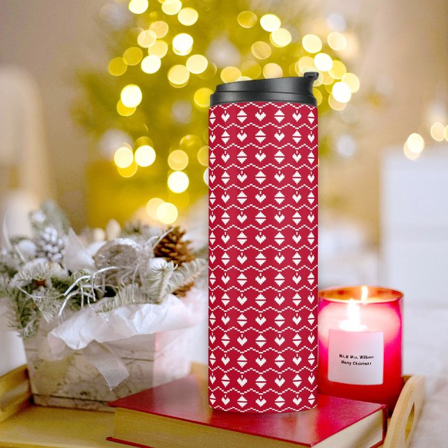 Garrafa Térmica Caneca Térmica de Natal (Criador carregado)
