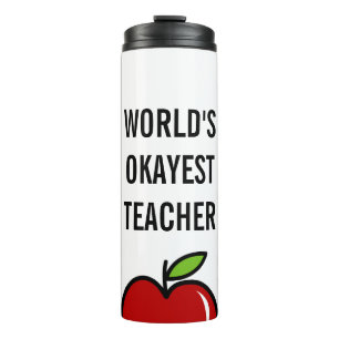 Garrafa Térmica Caneca térmica de viagem Professor Mais ou Menos d