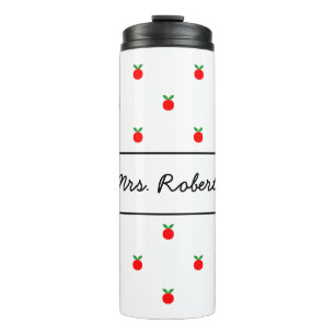Garrafa Térmica Caneca térmica do tumbler do teste padrão vermel