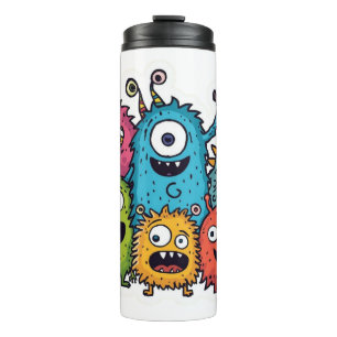 Garrafa Térmica Caneca Térmica Fun Monster Bunch