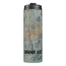 Caneca Térmica Grunge em verde