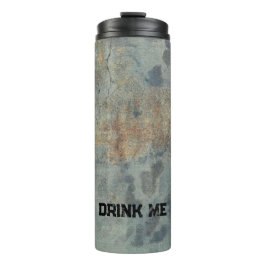 Garrafa Térmica Caneca Térmica Grunge em verde