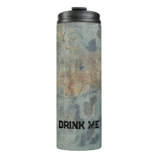 Garrafa Térmica Caneca Térmica Grunge em verde