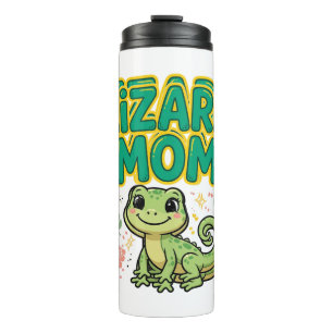 Garrafa Térmica Caneca Térmica Lagarto Mãe Adorável Gecko
