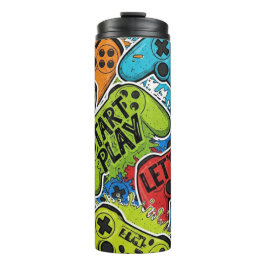 Garrafa Térmica Caneca Térmica Padrão Gamer