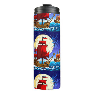 Garrafa Térmica canecas de navio pirata