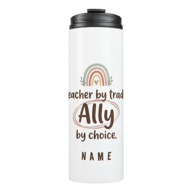 Garrafa Térmica Canecas Térmicas Personalizadas Professor Aliado (Frente)