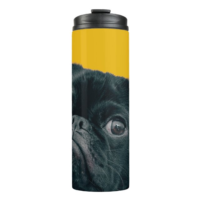 Garrafa Térmica cão amarelo (Frente)