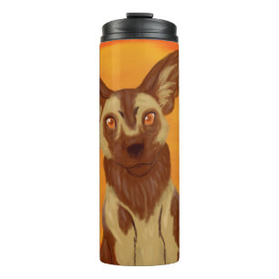 Garrafa Térmica Cão selvagem africano