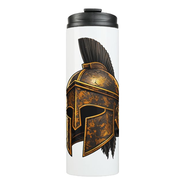 Garrafa Térmica Capacete de Guerreiro Espartano  (Frente)