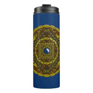 Garrafa Térmica Capricorn Mandala Tumbler Térmico