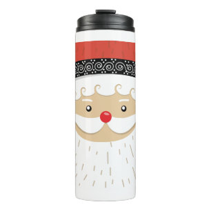 Garrafa Térmica cara do Papai Noel