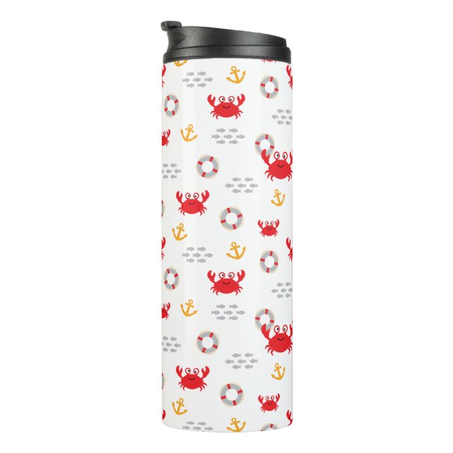 Garrafa Térmica Caranguejo com Lifebuoy (Rotação à direita)