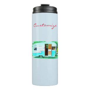 Garrafa Térmica Caravana de reboque clássico Vintage Thunder_Cove