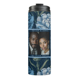 Garrafa Térmica Carnation Romântico Charme Casamento Retro