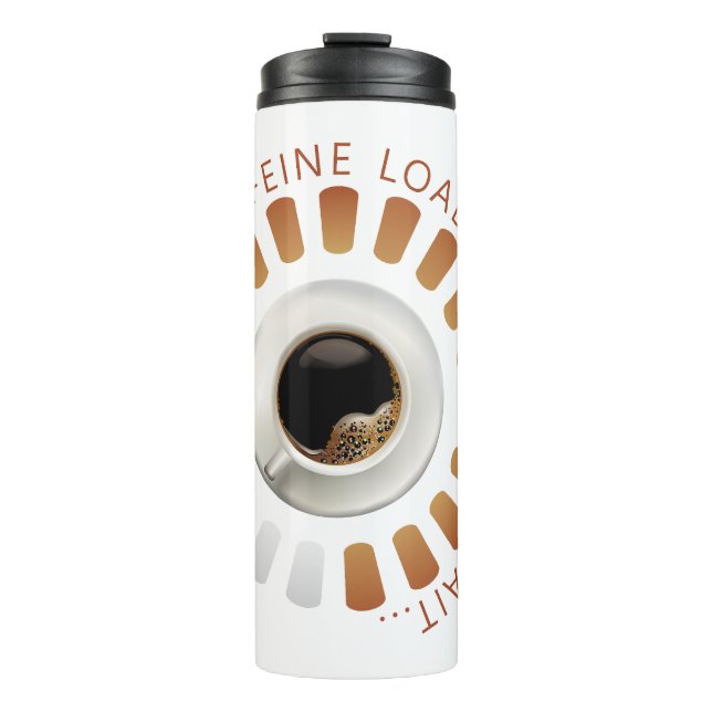 Garrafa Térmica Carregando cafeína (Frente)