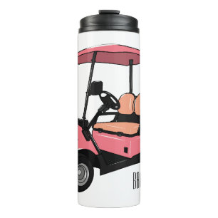Garrafa Térmica Carrinho de golfe / desenho animado de buggy de go