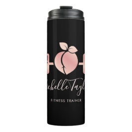 Garrafa Térmica Carro de Malhação Dourado para Rosa Blush