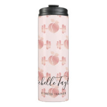 Carro de Malhação Dourado para Rosa Blush