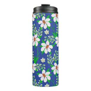 Garrafa Térmica Cartão de casamento ou convite com abstrato flora