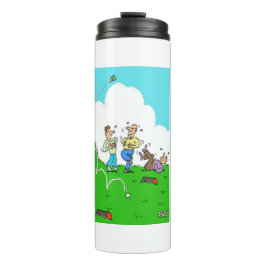 Garrafa Térmica Cartoon de Tee-off - Engraçado