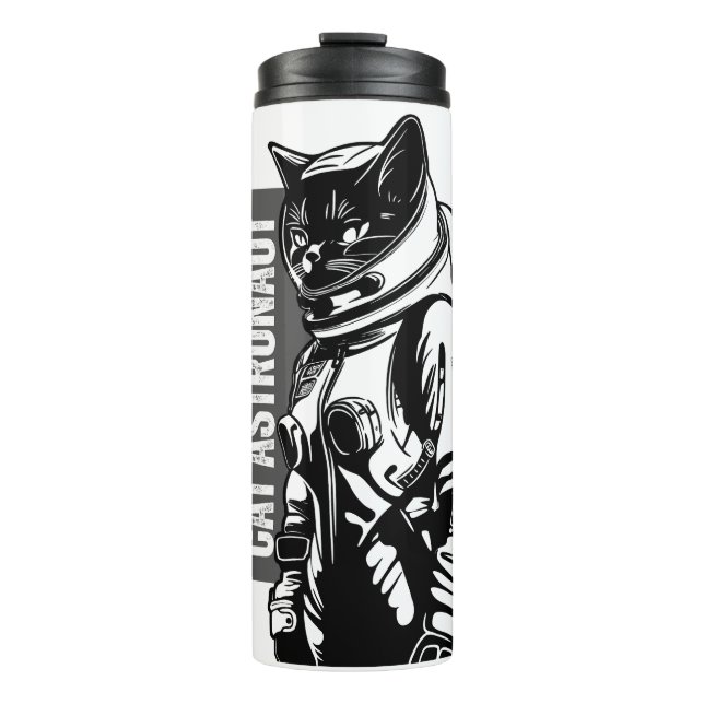 Garrafa Térmica Cat Astronaut  (Frente)
