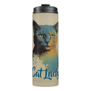 Garrafa Térmica Cat Lady Thermal Tumbler