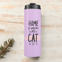 Cat Lover Home é onde meu gato está