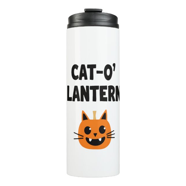 Garrafa Térmica Cat-O'-Lanterna 3 (Frente)