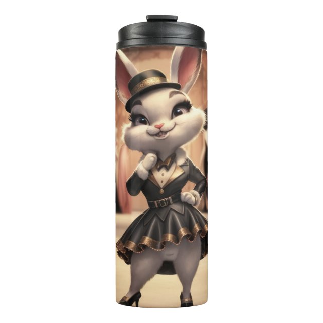 Garrafa Térmica Cavalaria Bunny (Frente)