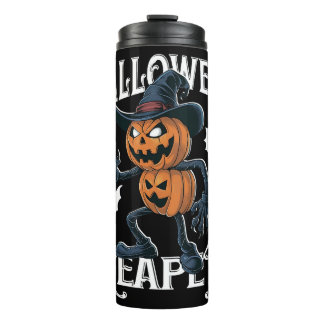 GARRAFA TÉRMICA CEIFADOR DE HALLOWEEN - ABÓBORA ASSUSTADORA