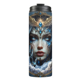 Garrafa Térmica Celestia – Guardiã do Céu Infinito.