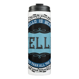 Garrafa Térmica Cello Best Music Note Circle