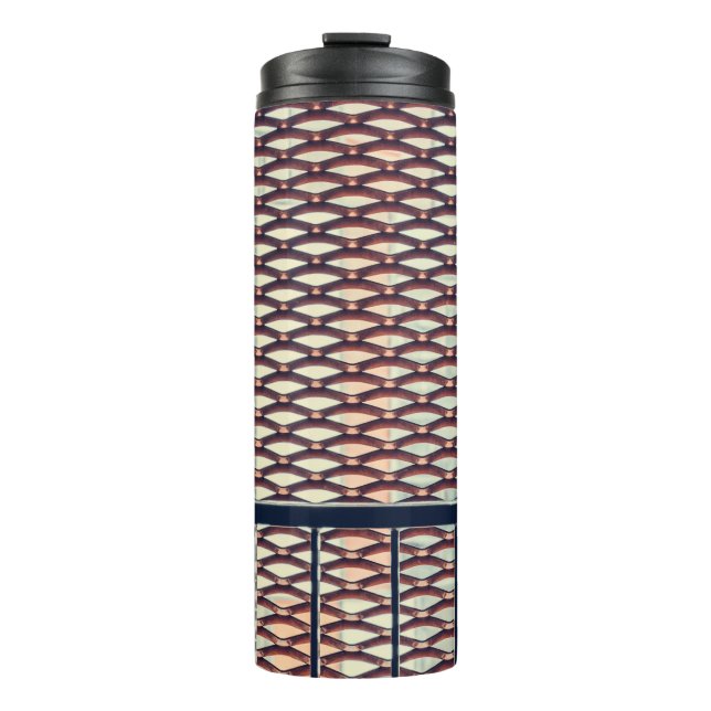 Garrafa Térmica cerca de aço cinza (Frente)