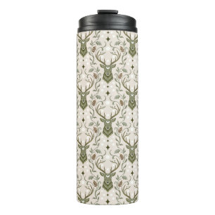 Garrafa Térmica Cervo Tribal Boho, Sonhando com Cervo