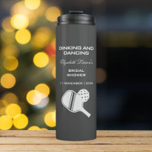 Chá de panela Pickball Lovers Preto e Branco