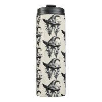 Chapéu de Bruxa Preto Carta W Personalizada Inicia
