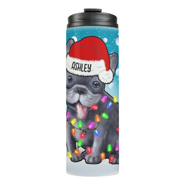 Garrafa Térmica Chapéu de Papai Noel Personalizado para Cabeça de  (Frente)