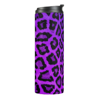 Garrafa Térmica Cheetah Tumbler roxo