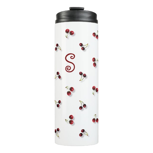 Garrafa Térmica Cherries Thermal Mug (Frente)