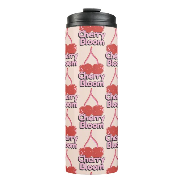 Garrafa Térmica Cherry Bloom (Frente)