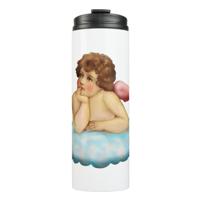 Garrafa Térmica cherub anjo antigo (Frente)