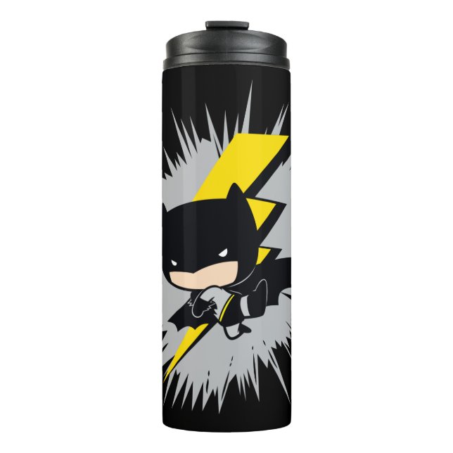Garrafa Térmica Chibi Batman Lightning Kick (Frente)