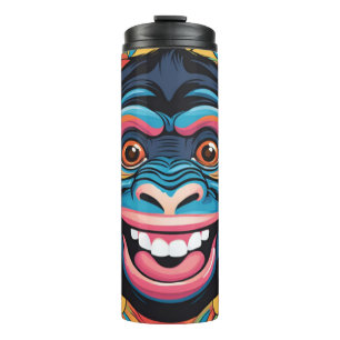 Garrafa Térmica Chimpanzé Engraçado e Louco