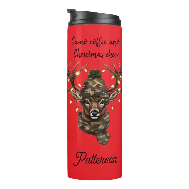 Garrafa Térmica Christmas deer Thermal Tumbler (Rotação à direita)