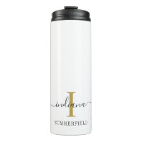 Cinza Dourada Na moda do Nome do Script Monograma 