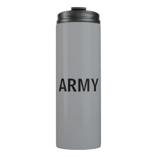 Garrafa Térmica Cinza militar