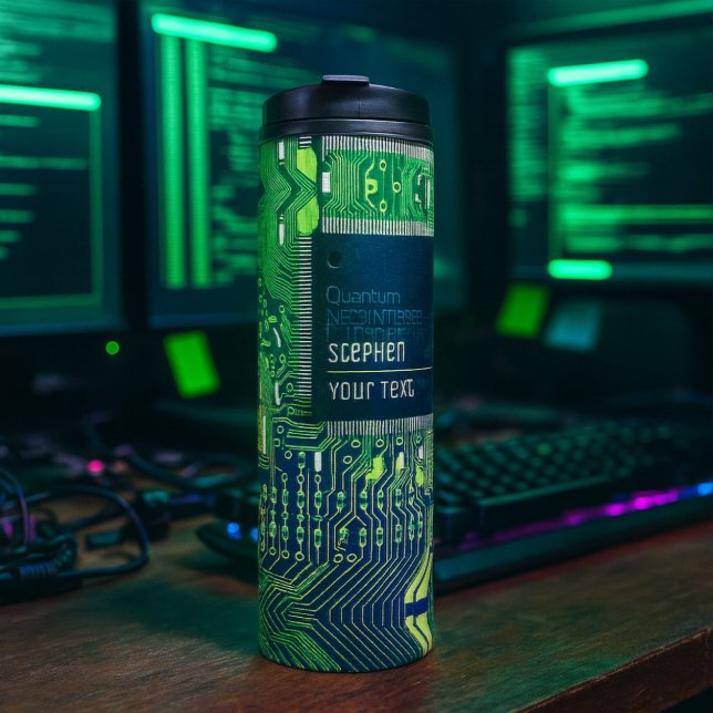 Garrafa Térmica Circuito impresso personalizável - PCB eletrônico  (Criador carregado)